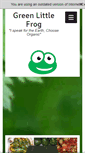 Mobile Screenshot of greenlittlefrog.com